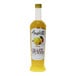 A bottle of Amoretti Mango Craft Puree with yellow liquid.