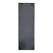A rectangular black menu cover with green corners.