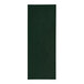 A dark green rectangular menu cover.