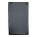 A black rectangular H. Risch, Inc. menu cover with album style corners.