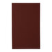A white rectangular menu cover with oakmont corners and a black border with a red rectangular insert.