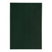 A black rectangular H. Risch, Inc. Oakmont menu cover with album style corners on a green surface.