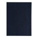 A blue rectangular menu cover with album style corners.