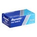 A blue and white box of Reynolds Standard Pop-Up Aluminum Foil Sheets with white text.