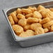 A metal tray filled with Jack & Annie's Vegan Plant-Based Chicken Nuggets.