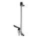 A silver Avantco faucet with a black handle.
