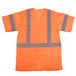 An orange Cordova high visibility vest with grey reflective stripes.