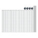 A Regency stainless steel wire shelving starter kit with 4 shelves, wheels, and metal rods.