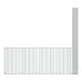 A Regency stainless steel shelving unit with four shelves and metal rods.