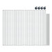 A Regency stainless steel wire shelving starter kit with four shelves and metal grids.