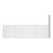 A close-up of a wire mesh grid shelf.