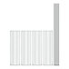 Regency stainless steel wire shelving with 4 wire racks and metal rods.