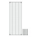 A Regency stainless steel wire dunnage rack with metal rods forming a grid.