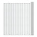 Regency stainless steel wire shelving with four shelves and metal rods.