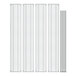 A white rectangular diagram of a Regency stainless steel wire shelving unit with black grid lines.