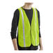 A man wearing a yellow Lavex safety vest.