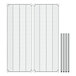 A close-up of a Regency stainless steel wire shelf grid.