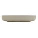 A Heart & Soul Breeze porcelain deep raised rim plate on a white background.