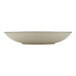 A white Heart & Soul porcelain bowl with a rim.