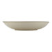 A white porcelain bowl with a rim.