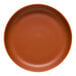 A close-up of a Libbey Driftstone clay low bowl with a satin matte finish.