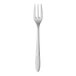 A silver stainless steel Caparica cocktail fork with a curved handle.