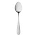 A silver stainless steel Reserve by Libbey Santa Cruz serving spoon.