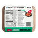 A white and green box of Impossible Foods Plant-Based Vegan Spicy Sausage with nutrition facts and information.