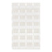 A Quantum white steel louvered panel with white plastic bins.