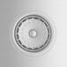 A white circular stainless steel Regency hand sink with holes in it.