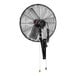 A black Boltic wall-mounted fan with a cord.