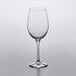 A Stolzle New York Bordeaux wine glass on a white background.