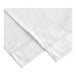 A white 1888 Mills Adorn cotton/polyester top sheet with green stitching.