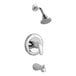 An American Standard Colony Pro bath and shower faucet and shower head kit.