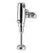 An American Standard chrome Ultima Selectronic urinal flush valve.