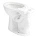 An American Standard white vitreous china toilet bowl with a hole and a handle.