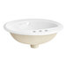 A white American Standard drop-in sink with 3 holes.