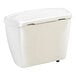 An American Standard white toilet tank with a lid.