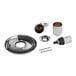 American Standard Colony Pro valve trim kit with a round metal object with a black rubber ring.