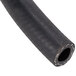 A black T&S reinforced PVC hose.