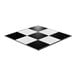 A black and white checkerboard California Portable Dance Floor tile.