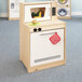 A Whitney Brothers toy kitchen with a white dishwasher and microwave.