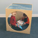 Two children playing in a Whitney Brothers children's play house cube with a sky top mat.