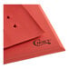 A red Choice anti-fatigue floor mat with drainage holes and the Choice logo.