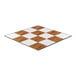 A New England plank and white checker composite laminate portable dance floor.