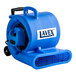 A blue Lavex air blower with a black handle and white label.