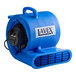 A blue Lavex 3-speed compact air mover with GFCI power outlets.