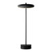 A Bromic Heating matte black portable electric patio heater with a round base.