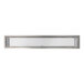 A white rectangular recess kit with vents for a Bromic Heating Platinum Patio Heater.
