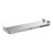 A stainless steel 54-inch lighted double strip food warmer with dual toggle controls.